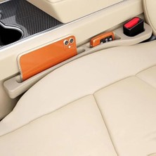 REIHMANN Citroen C3 Aircross 2017-2018-2019-2020-2021-2022-2023-2024-2025 Telefon Cüzdan Anahtar Para Düşme Engelleyici 2 Adet Araç Koltuk Arası Düzenleyici,esnek Koltuk Arası Boşluk Doldurma Organizeri