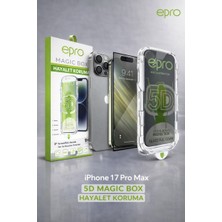 Luxeloom Epro Iphone 17 Pro Max 5d Magic Box Hayalet Korumalı Ekran Koruyucu