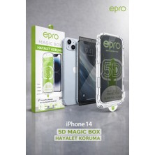 Luxeloom Epro Iphone 14 5d Magic Box Hayalet Ekran ve Kasa Koruma Seti