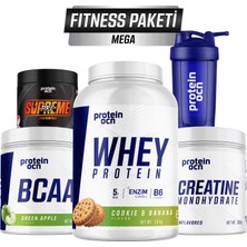 Proteinocean Fıtness Paketi - Mega  Cookie & Banana / Yeşil Elma