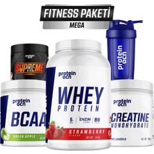 Proteinocean Fitness Paketi Mega - Çilek Yeşil Elma