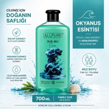 Duş Jeli Ocean (700 ml Serinletici Okyanus Esintisi - Sülfat/tuz Içermez)-Aile Boyu