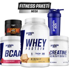 Proteinocean Mega Fitness Paketi  Bisküvi  Ahududu