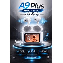 Luxeloom A9 Plus Anc/enc Ekranlı Kablosuz Kulaklık