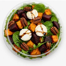 Aşkana Büyük Boy Cam Salata Kase,19 cm Şeffaf Sunum Kasesi, Modern Sunum Kase