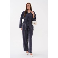Mega Life Pantolon Çımalı Ön Düğmeli Modal Dokuma Takım