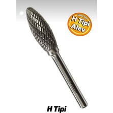 Gfb GFB3247 Alev Freze Uç Metal Ahşap Plastik Törpü Kalıpçı Matkap Ucu H10X25X06