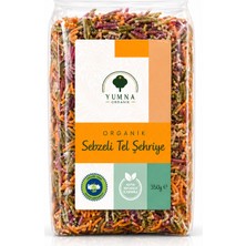 Yumna Organik Organik Sertifikalı Sebzeli Tel Şehriye Ilave Tuzsuz Vegan 350GR.