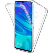 Velvoria Huawei Y7 Prime 2019 Çift Taraflı Silikon Kılıf Şeffaf