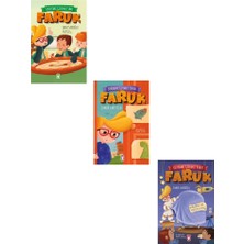 Merkez Kitabevi Caner Sarıoğlu Faruk Seti 3 Kitap (Uzaydaki Robot + Sınıftaki Saat + Şehirdeki Sinyal)