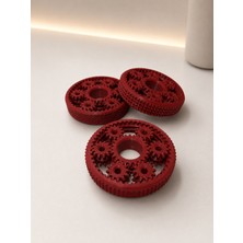 Hobby Fab Design 3'lü Stres Çarkı -Dişli Stres Çarkı - Stres Oyuncağı - Dişli Mekanizmalı Fidget Oyuncak