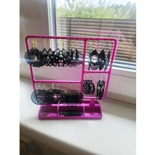 DU&ER 💍 Küpe Organizer Standı – Çok Katlı Küpe Askılığı ve Takı Düzenleyici Dekoratif Stand
