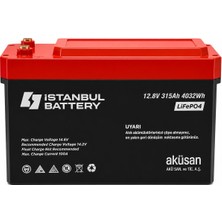 Megacell / Istanbul Battery- 12.8 V 315 Ah Lityum Demir FOSFAT(LIFEP04)-PRİZMATİK Hücreli