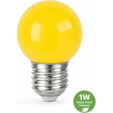 Bafra Lighting 1W LED Ampul, E27 Duy, Düşük Enerji Tüketimi | Gece Lambası