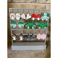 DU&ER 💍 Küpe Organizer Standı – Modern Tasarım Küpe Askılığı ve Takı Düzenleyici