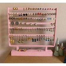DU&ER 💍 Küpe Organizer Standı – Çok Bölmeli Takı ve Küpe Düzenleyici Dekoratif Stand
