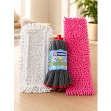 Belirtilmemiş 3’lü Mikrofiber Mop Temizlik Seti