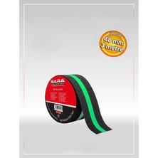 Sara S773-48 Fosforlu Kaydırmaz Bant 48 mm x 3 Metre Kaymaz Fosforlu Gece Parlayan Bant
