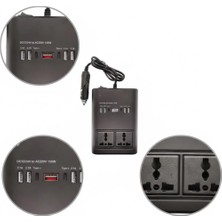 Techora Sale Oto Çakmaklık Invertörü Çok Amaçlı 150W Elektrik Dönüştürücü