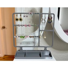 DU&ER 💍 Küpe Organizer Standı – Çok Katlı Küpe Askılığı ve Takı Düzenleyici Dekoratif Stand