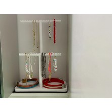 DU&ER 💎 Takı Organizer Standı – Kolye, Küpe ve Aksesuar Düzenleyici Şık Takı Sergileme Standı