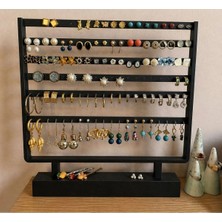 DU&ER 💍 Küpe Organizer Standı – Çok Bölmeli Takı ve Küpe Düzenleyici Dekoratif Stand