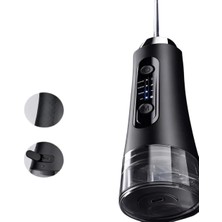 Techora Sale Ağız Duşu Cihazı 4 Modlu 5 Başlıklı Şarjlı Oral Temizlik Makinesi