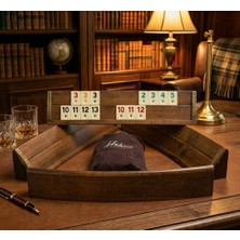 Helena Wood Art Classic Oval Okey Takımı