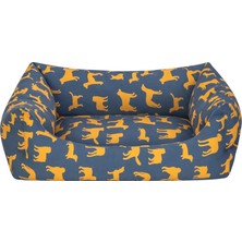 Semeglbl Pet Comfort Uniform Lacivert-Sarı  ve Köpek Yatağı S 50X60CM