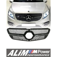 Mercedes-Benz Vito W447 (2020+) Diamond Krom Ön Panjur Böbrek Seti