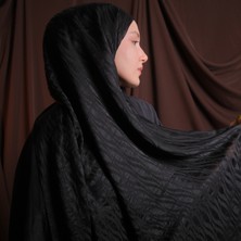 Mehru Scarfs Dalga Desen Italyan Jakar - Yeşil Şal – Kaymaz Doku – Yazlık/kışlık - 75X185