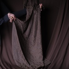 Mehru Scarfs Dalga Desen Italyan Jakar - Yeşil Şal – Kaymaz Doku – Yazlık/kışlık - 75X185