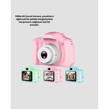 Techora Sale Pembe Mini 1080P Hd Çocuk Kamera – 8mp, Video Kaydı,tf Kart Destekli
