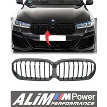 Bmw G30/G38LCI(21) Piano Black Panjur Ön Panjur Böbrek Seti (Uyumlu Değişim Parça)