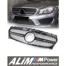 Mercedes-Benz Cla W117 (2013–2019) Diamond Krom Ön Panjur Böbrek Seti