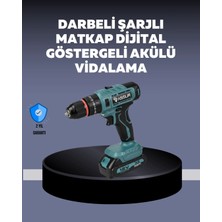 Techora Sale Güçlü Şarjlı Matkap Vidalama Çift Batarya