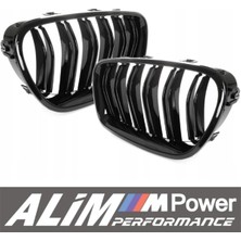 Bmw F10 Piano Black Çift Çıtalı Panjur Ön Panjur Böbrek Seti (Uyumlu Değişim Parça)
