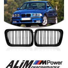 Bmw 3 Serisi E36 Piano Black Çift Çıtalı Panjur 1992-1996 Uyumlu