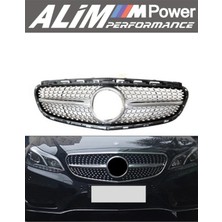 Mercedes-Benz E-Class W212 (2014–2015) Diamond Krom Ön Panjur Böbrek Seti