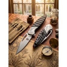 Knivox Browning G10 Saplı Taktik Katlanır Bıçak – D2 Çelik Spear Point Namlu