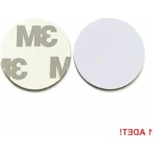 MarkEntegra Alkatronik 13.56MHZ 25MM Para Tip Nfc Rfid Etiket NTAG215 Manyetik Sticker Proximity Göstergeç Kart Kapı Geçiş