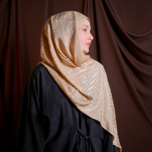 Mehru Scarfs Dalga Desen Italyan Jakar - Yeşil Şal – Kaymaz Doku – Yazlık/kışlık - 75X185