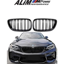Bmw 2 Serisi F22 Piano Black Çift Çıtalı Panjur Uyumlu