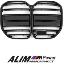 Bmw 4 Serisi G22 Piano Black Çift Çıtalı Panjur Uyumlu