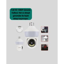 Techora Sale Kablosuz 360° Döner Başlıklı Full Hd Güvenlik Kamerası
