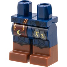 LEGO Minifigür Parçaları: Legs Decorated, Bacak, Ayak: 970C00PB1686