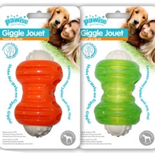 Semeglbl Pawise Giggle Jouet Sesli Kauçuk Kemik Köpek Oyuncağı 12 cm
