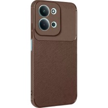 SHC4200 Redmi 15C 5g Auto Focus Karbon Kapak - Kahverengi