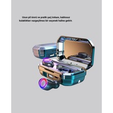 Techora Sale Şarj Kutulu Kablosuz Kulaklık Ergonomik Spor Seyahat Uyumlu Uzun Kullanım