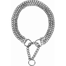 Semeglbl Trixie Köpek  Boyun Tasması, 3 Sıra Zincir, Gerginlik Giderme, L-Xl : 60CM / 2,5mm
